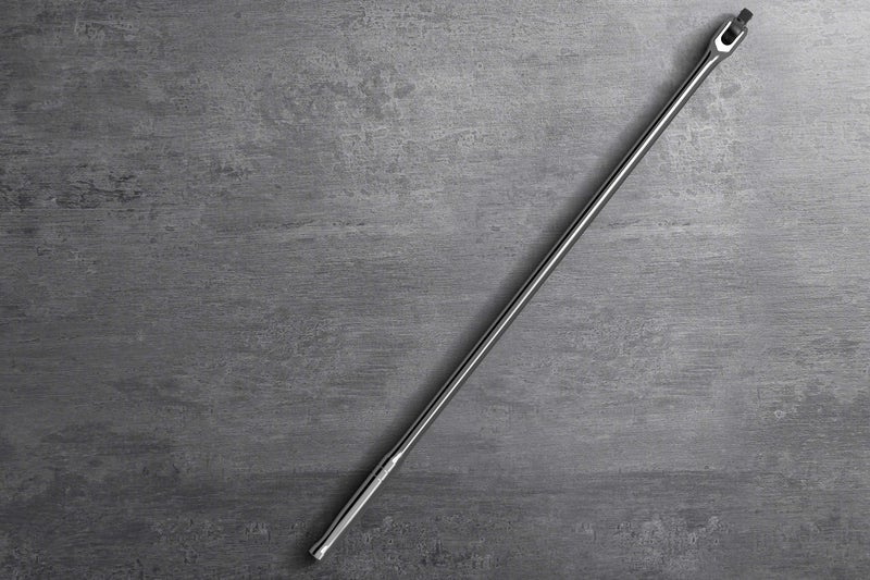 Olsa Tools Breaker Bar - 1/2-Inch Drive - 25" Length with 180Â° Flex Head - Spring-Loaded Ball - Heavy-Duty Cr-V Steel - Ideal for Automotive, Nuts, and Bolts - Part: 1276 - Image 5
